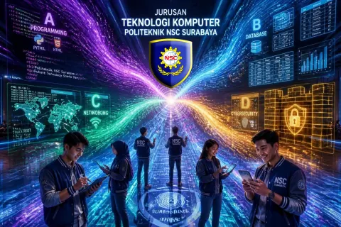Kuliah 3 Tahun Langsung Jadi IT Specialist? Ini Bukti Kurikulum D3 Teknologi Komputer NSC Surabaya