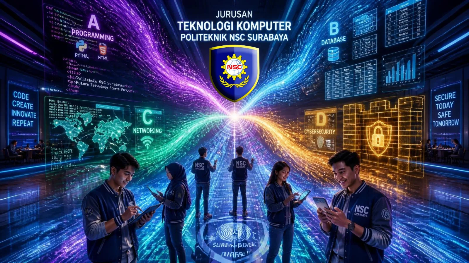 Kuliah 3 Tahun Langsung Jadi IT Specialist? Ini Bukti Kurikulum D3 Teknologi Komputer NSC Surabaya
